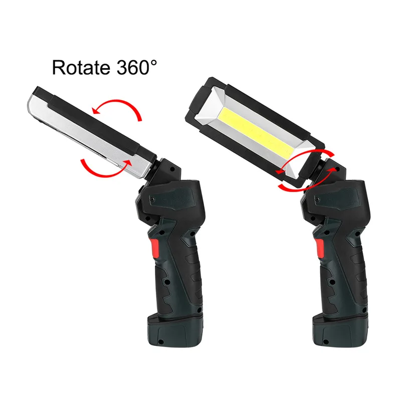 

360 Degree Rotating USB Rechargeable Lamp For Work, Camping And Outdoor Emergency