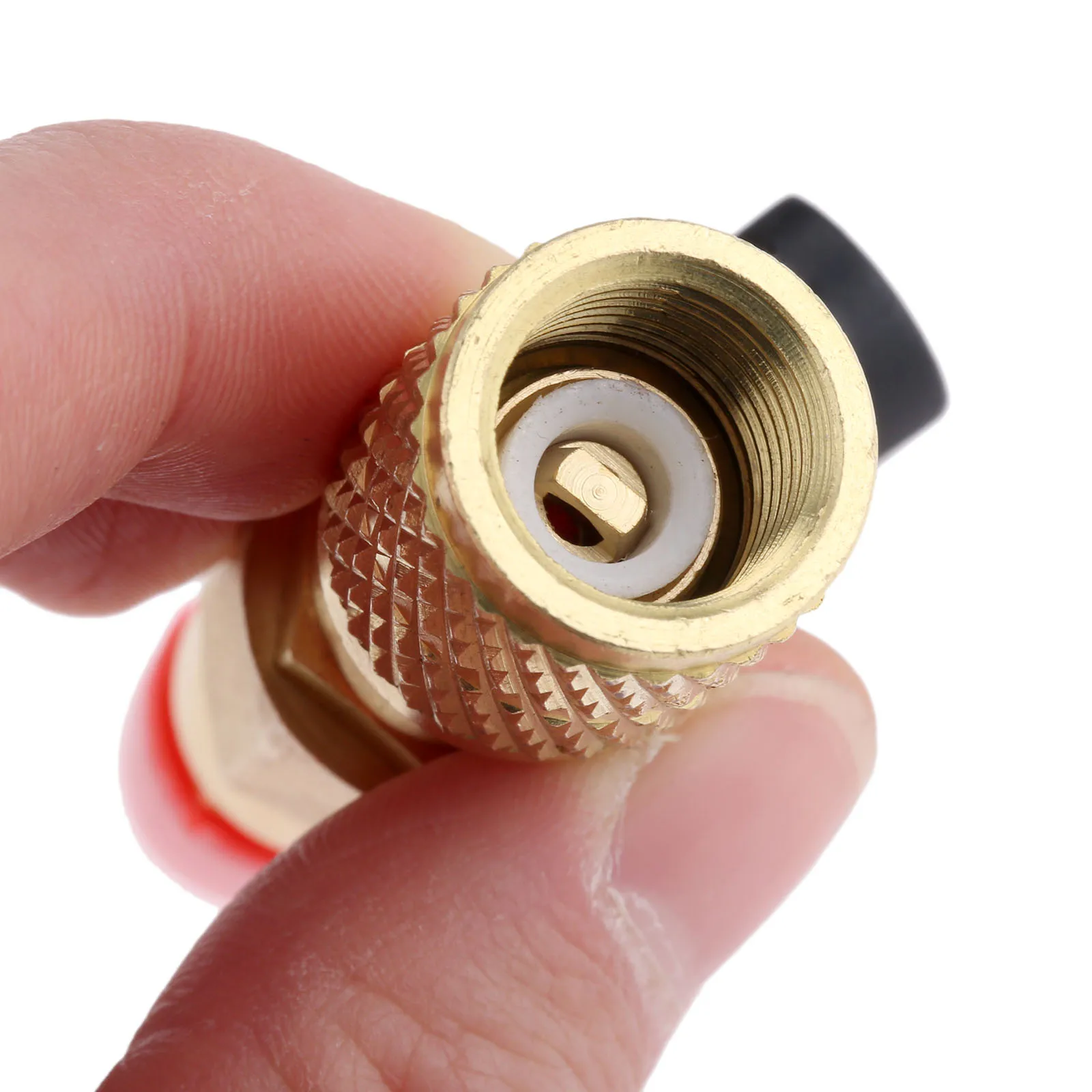 Yetaha Латунный прямой тип адаптера и ручной запорный шаровой клапан 1/4 &quotSAE для R22 R12