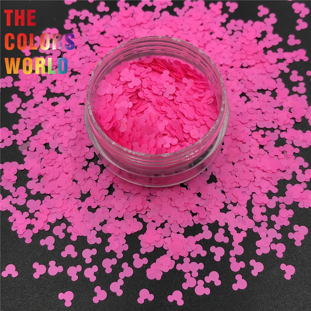 

TCT-144 Mouse Neon Color 4MM Solvent Resistant Nail Glitter Nail Art Nail Polish Makeup Body Art Glitter Decoration Festival