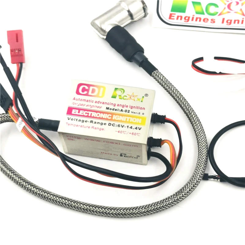 Rcexl однозажигание CDI NGK BPMR6F 14 мм 90 градусов для двигателя rc.