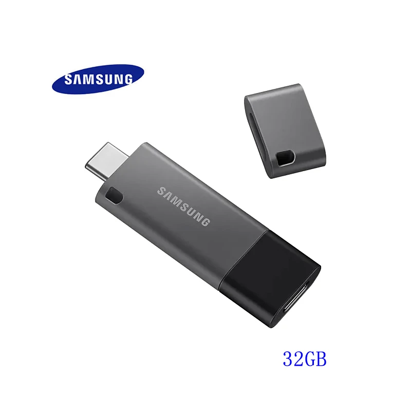 Samsung DUO Plus USB 3 1 для смартфона планшет компьютер флэш-накопитель 32 Гб металлический