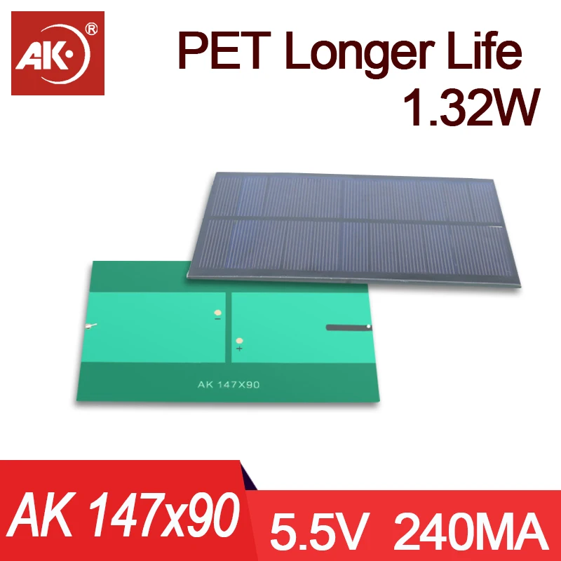 1V 2V 3V 4V 5V 5.5V 6V 7V Mono Ppolycrystalline Mini Solar Panel Cell Battery Module Bank Board PET Power Generation For Mobile