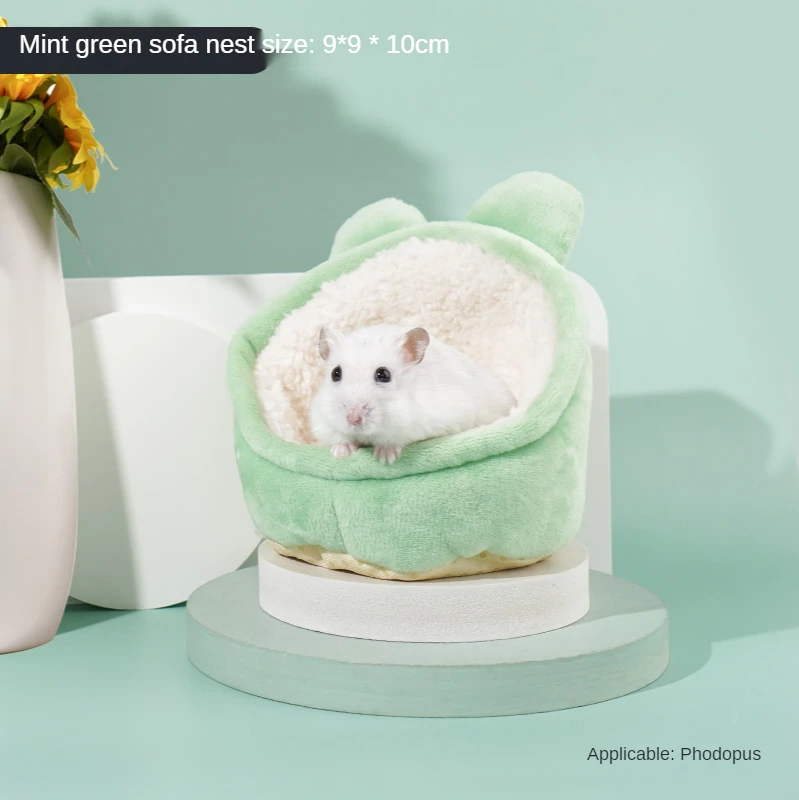 Winter Hamster Cotton Nest Thick Warm Chipmunk Chinchilla Small Animal Cage Landscaping Supplies | Дом и сад