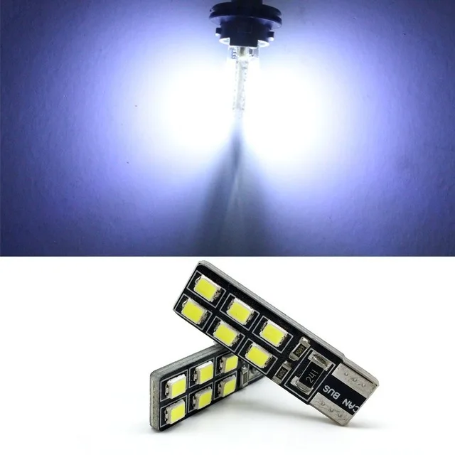 

LD Automobile T10 decoding width indicator LED automobile small bulb w5w width indicator 2835 12smd LED driving light