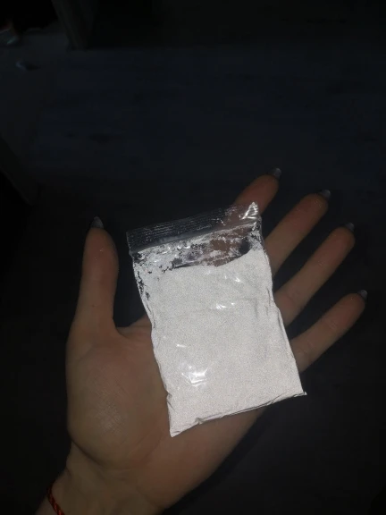 Отражающий белый свет для ногтей Блестящий серый светоотражающий порошок