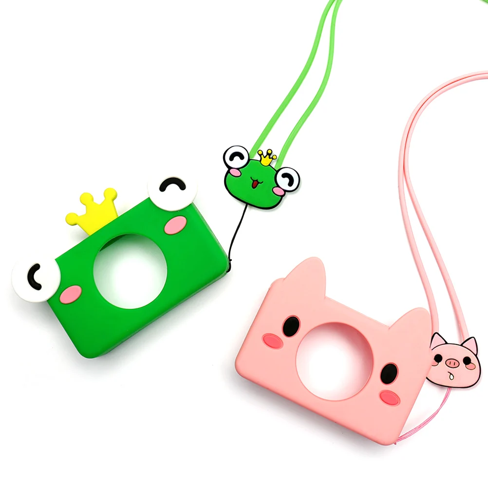 

Animal Mini Digital Video Cartoon Camera Cover Toys 2.0" LCD Screen Silicone Camera Protective Case For Kid Gifts