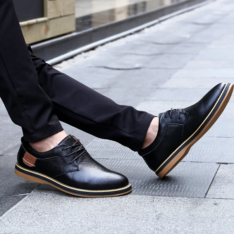 

Mens Causal Shoes Casual Shoes For Men Boots Fashion Black Sport Sneakers Leather Male Shoe Mens Men's Man Flat Causal