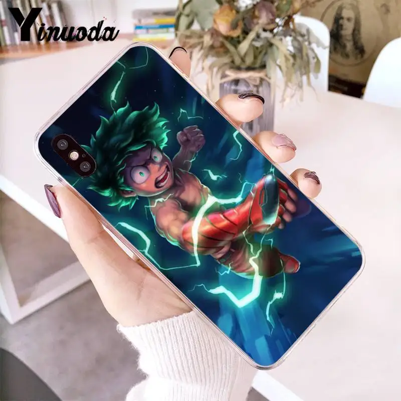

Yinuoda Deku Plus Ultra Ken Tan Painted coque tpu Phone Case for iPhone 12 8 7 6 X XS MAX 6S Plus XR 11 12 11pro promax 5 5S SE