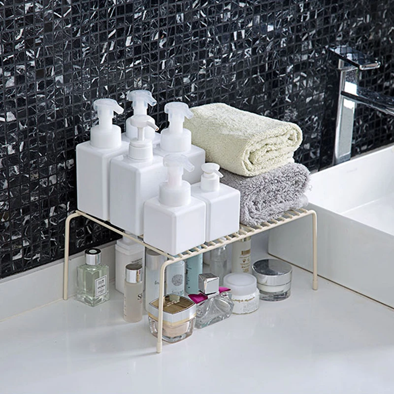 Регулируемая кухонная стойка для хранения кухонный шкаф полка органайзер обуви