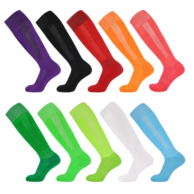 

Sports Football Running Socks Stockings Women Men's Long Sock High For Marathon Cycling Basketball Knee Socks White Sport Goods