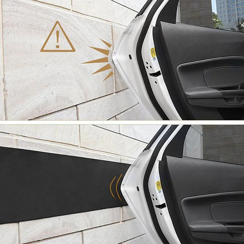 

200*20cm/78.7*7.87 Inches (Approx.) Car Door Protector Garage Wall Strip 200x20x0.5CM Bumper Garage Safety 100% Brand New