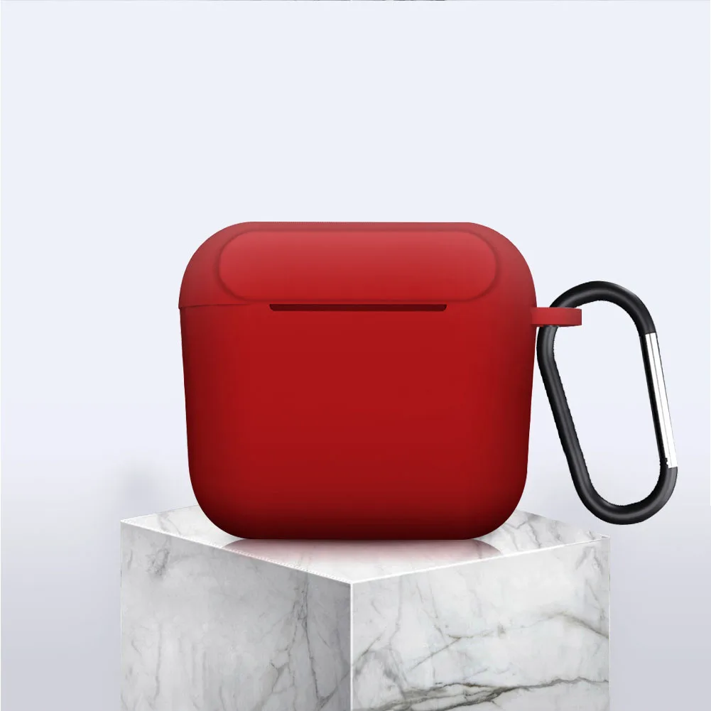 Силиконовый чехол для наушников с крючком прочная крышка из устойчивого к