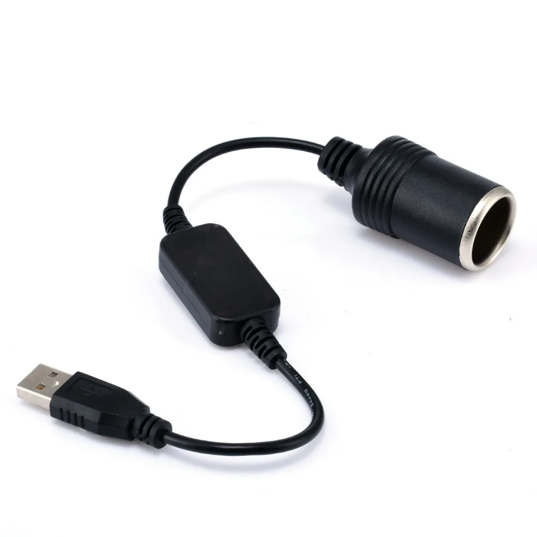 Горячая новинка 5В 2а USB папа к женскому 12 В розетка для автомобильного