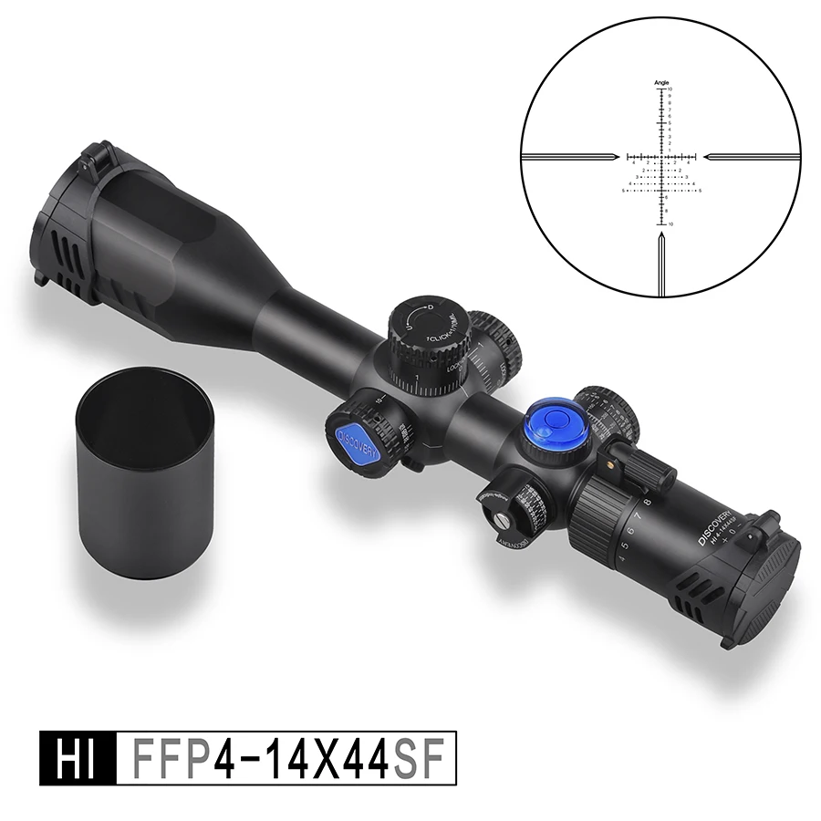 Прицел для винтовки Discovery FFP HI 4 14X44 SF пожизненная гарантия с угловым индикатором