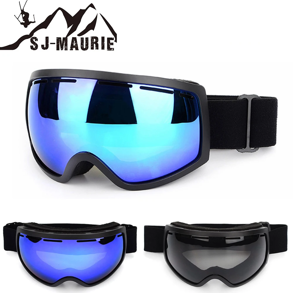 Ветрозащитные Анти противотуманные лыжные очки для сноуборда двойные линзы UV400