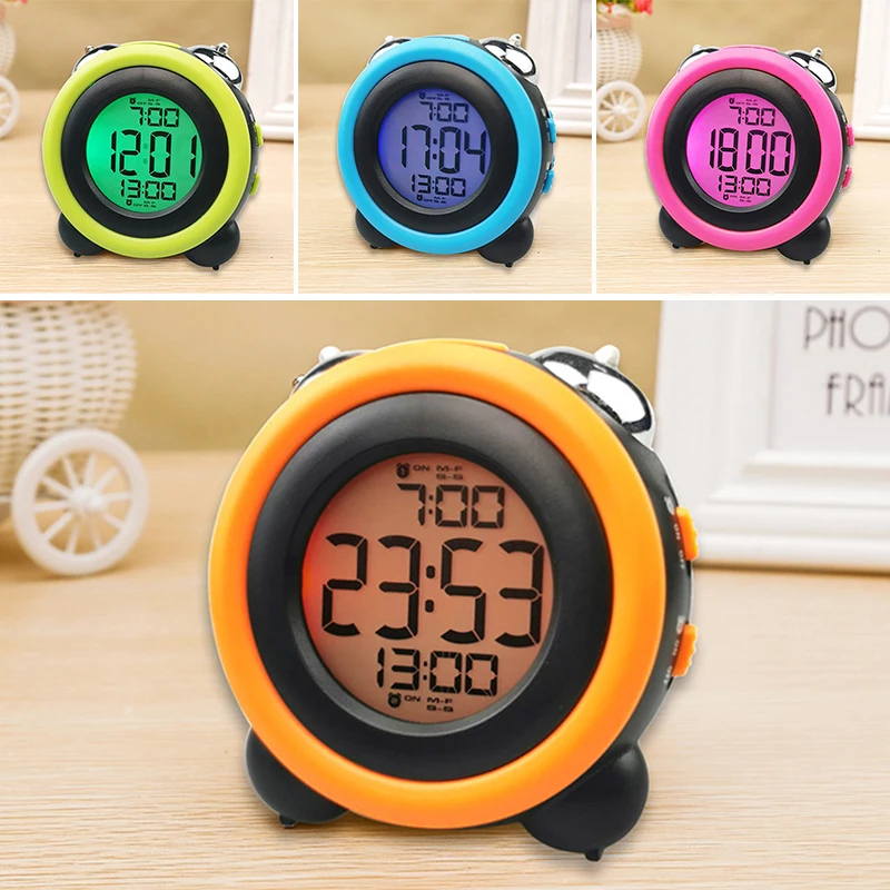 

Color Screen Alarm Clock No Battery Device Tool Mechanical Digital Timer