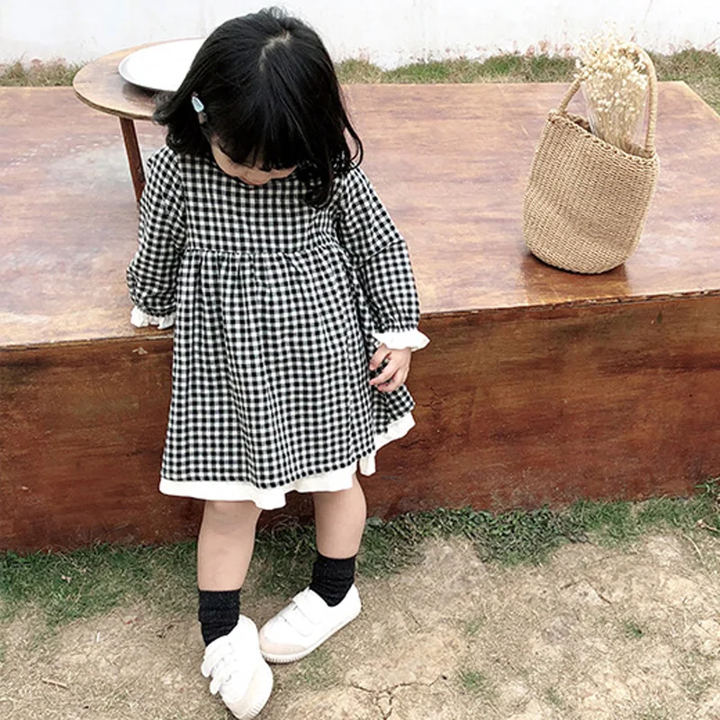 Sodawn/осеннее платье для девочек повседневная одежда маленьких вечерние платья в