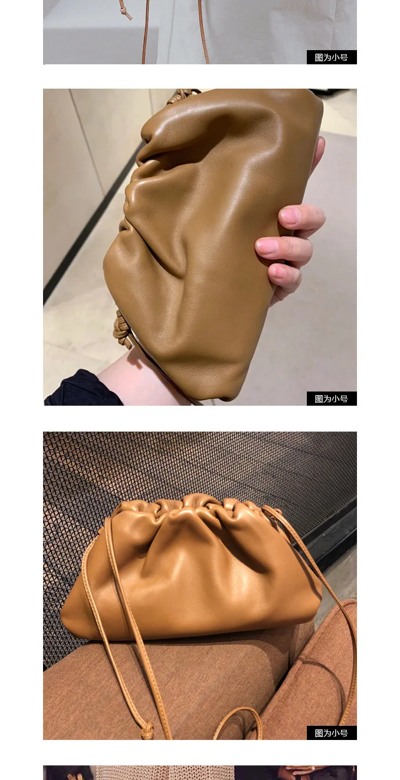 The Pouch Bag Day Clutch Soft Leather Hand Bag Dumpling Luxury Handbags Women Bags Designer Crossbody Bags For Female Michael