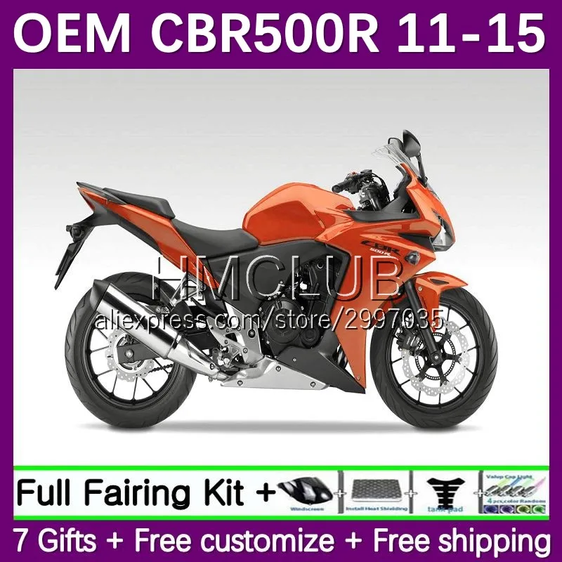 

Injection For HONDA CBR500 CBR 500R 500 R RR 31No.11 CBR500R orange glossy 2011 2012 2013 2014 2015 500CC 11 12 13 14 15 Fairing