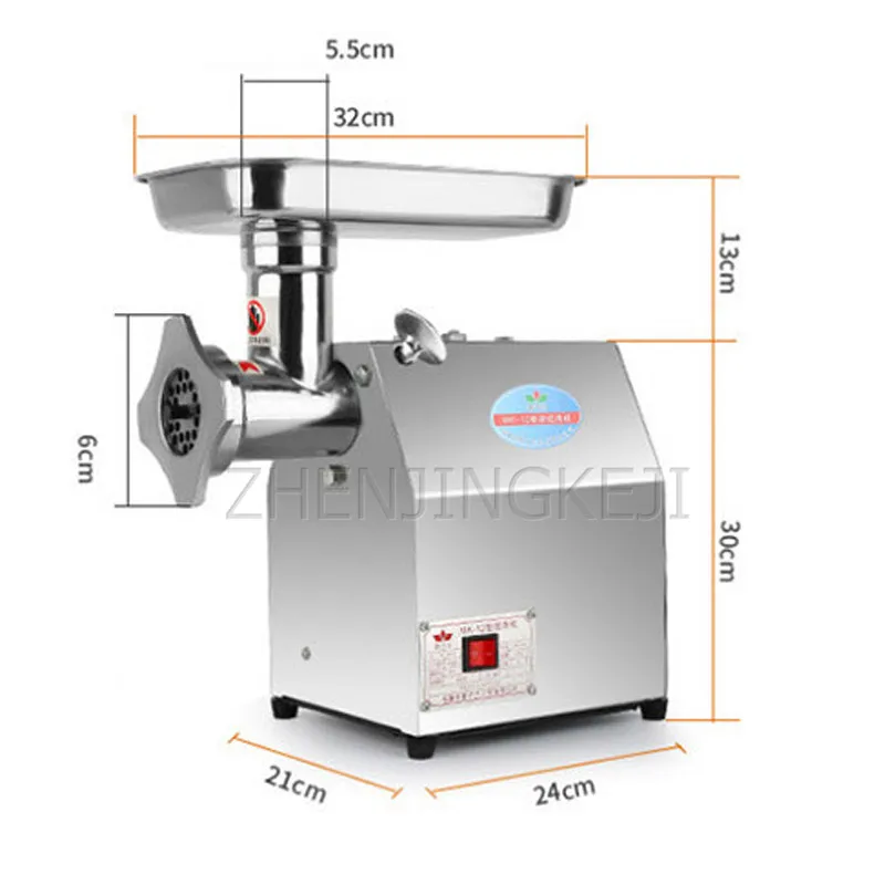 Online Elektrische Fleischwolf Desktop Hause Kommerziellen Multifunktionale Twist Hackfleisch Fisch Cut Gemüse Beat Marmelade Wurst Ausrüstung 850W