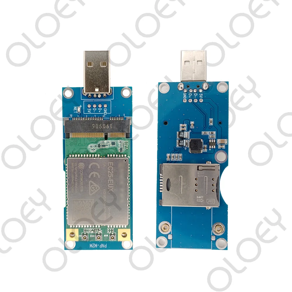 Макетная плата 3G 4G Minipcie на USB 2 шт. адаптера со слотом для SIM-карты модуля |