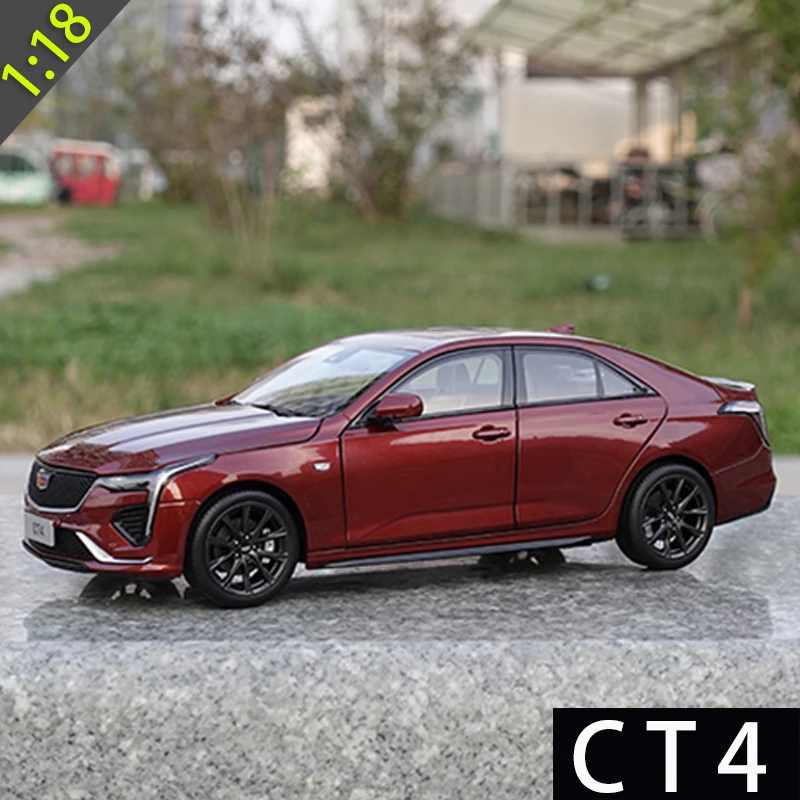 

1/18 For Cadillac CT4 Metal Diecast Model Car vehicle Gift Red Toys Hobby Display Collection Ornaments