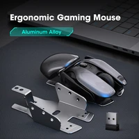 aluminum alloy wireless gaming mouse for computer gamer rechargeable slience mouses 1600dpi optical pc laptop mause accessories