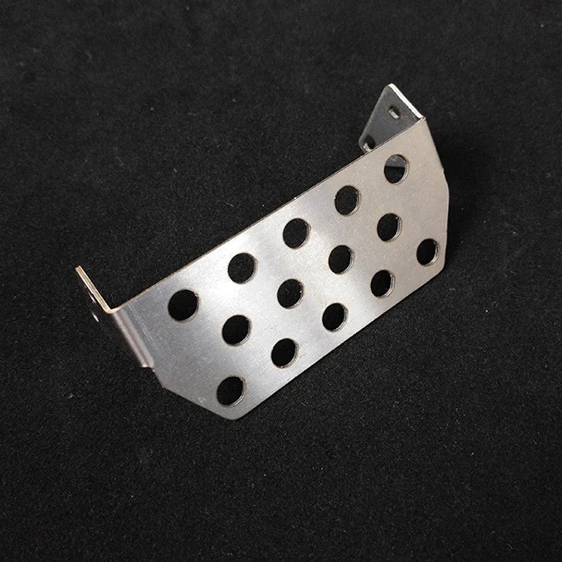 

2 Set RC Car Part: 1 Set Stainless Steel Chassis Armor Protection Skid Plate & 1 Set Screws Box Set