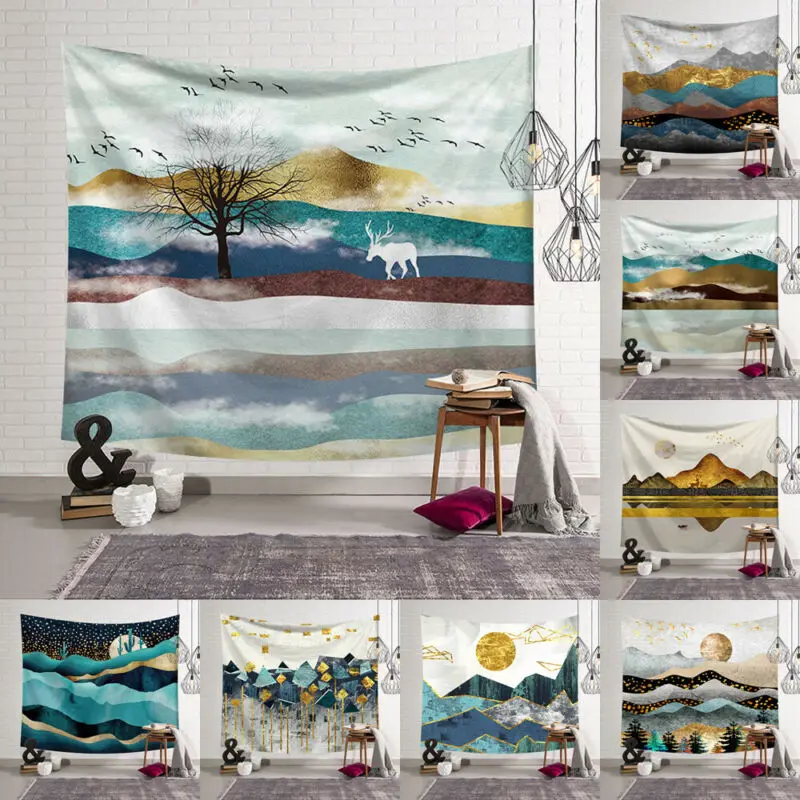 Новинка 2020 художественный декор гобелен с солнцем и луной настенный Подвесной