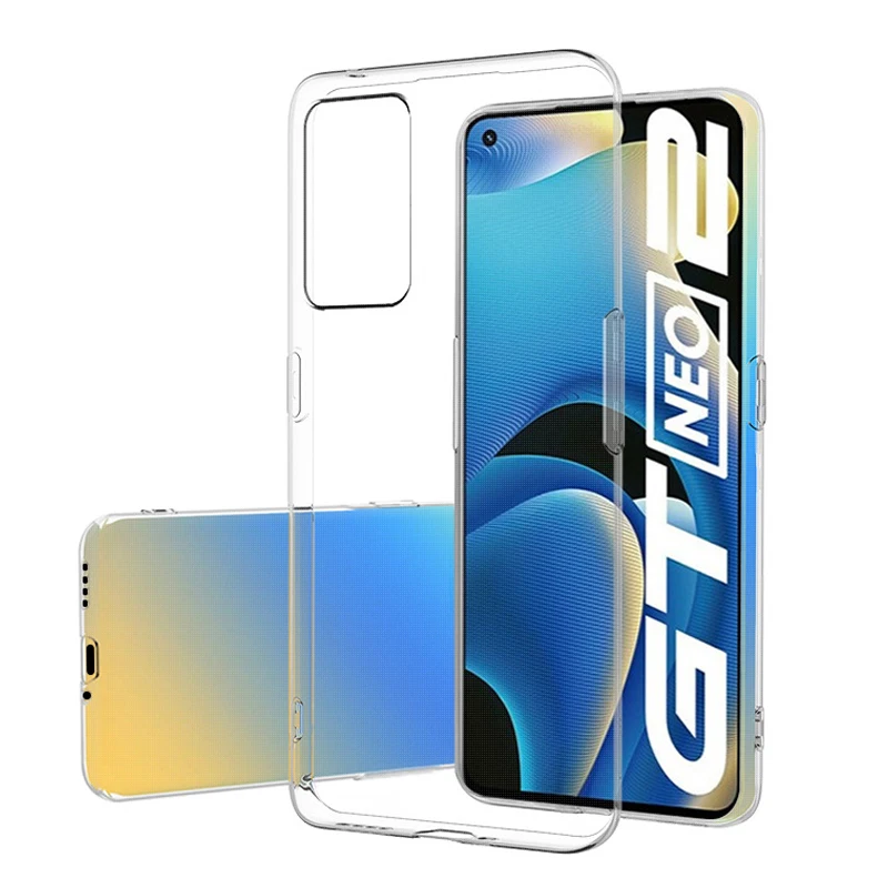 Ультрапрозрачный чехол из ТПУ для OPPO Realme GT Neo 3 2T Master Q3S C11 C12 C15 C25S C20A C21Y 6 7 8 9 Pro Plus 8i 9i