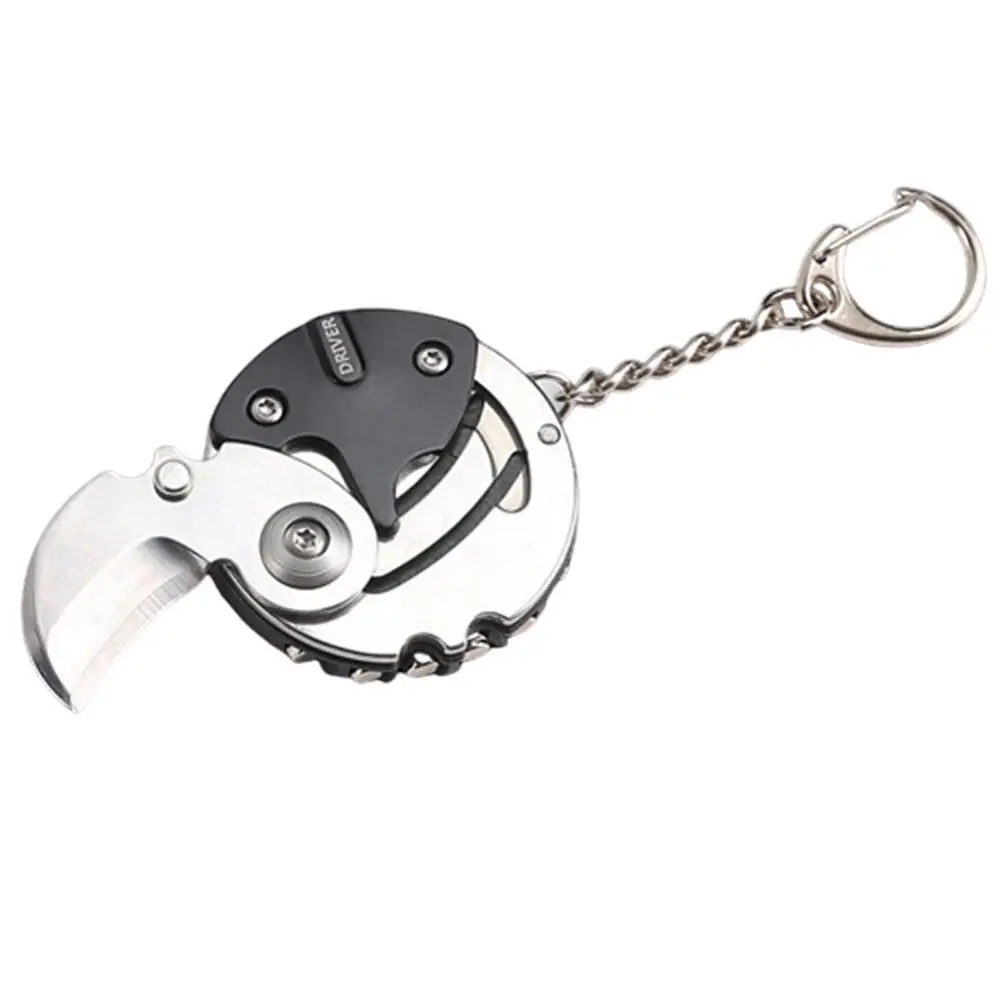 

Outdoor Survival Mini Knife Pocket Multifunctional Screwdriver Keychain Opener
