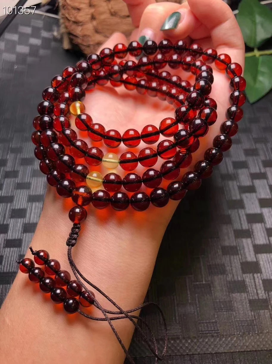 Ожерелье из настоящего природного крови цвета-красный желтый драгоценный камень