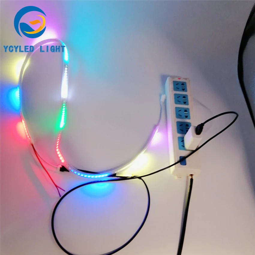 1 м 5 в usb ws2812b 144 светодиодов цифровой программируемый адресуемый 5050smd rgb Светодиодные полосы света ws2812 Светодиодная лента с радиочастотным пультом дистанционного управления