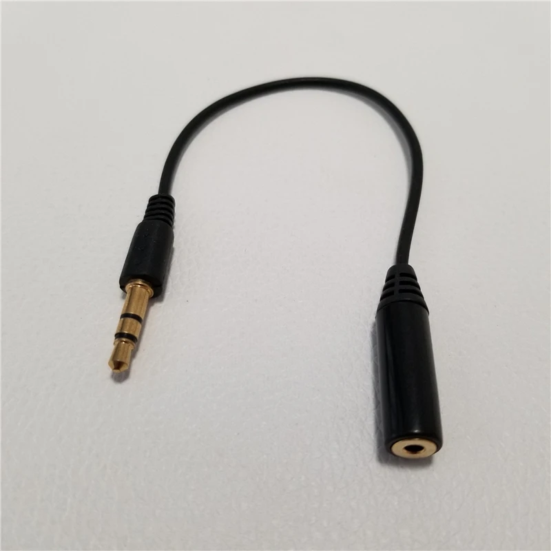 Преобразователь для наушников совершенно новый 3 5 мм штекер 2 Женский Aux адаптер