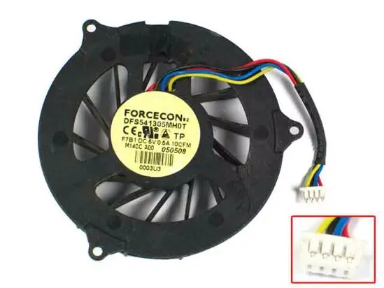 Охлаждающий вентилятор для сервера CECON DFS541305MH0T F7B1 DC 5V 0.5A 55x55x12 мм|round fan|5v 0.5adc 5v fan |