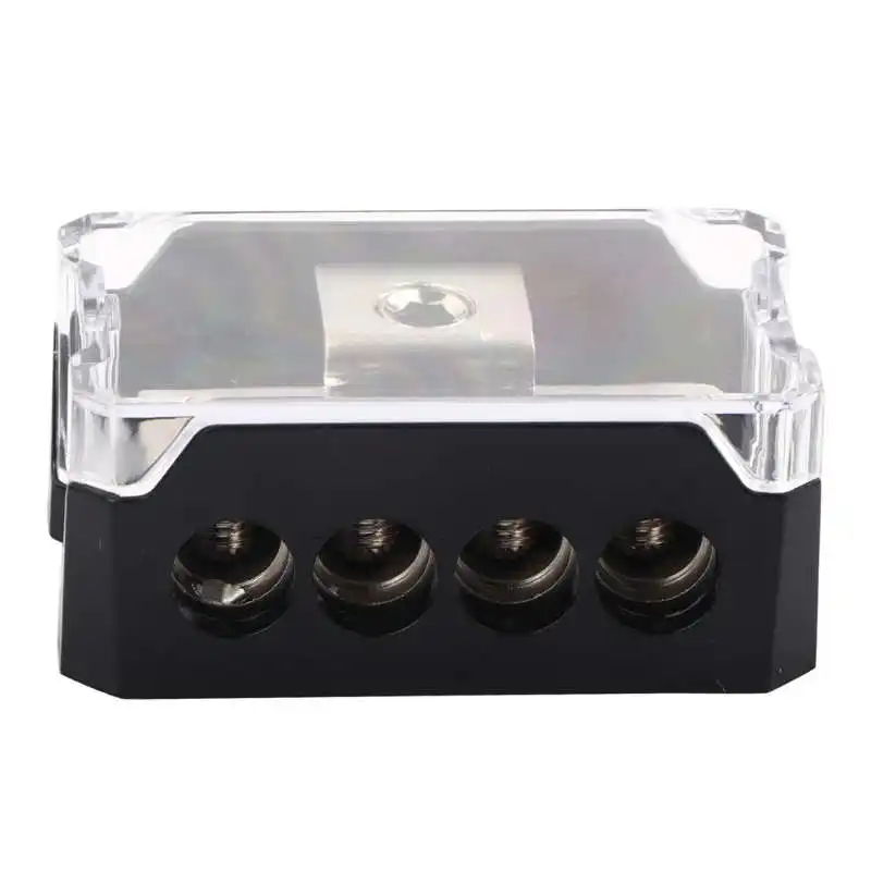 

Car Audio Power Supply Distribution 1*0GA In 4*4GA Out Block Splitter