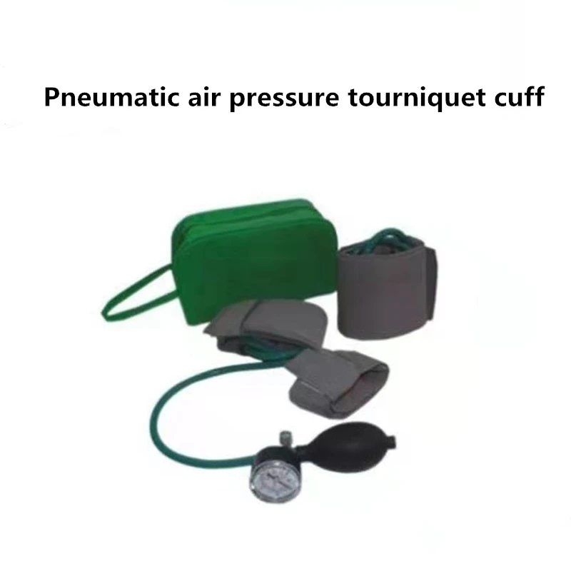 Medical Manual Air Pressure Tourniquets Orthopedic Surgery Pneumatic Tourniquet Arm Thigh Emergency Hemostat Instrument Cuff