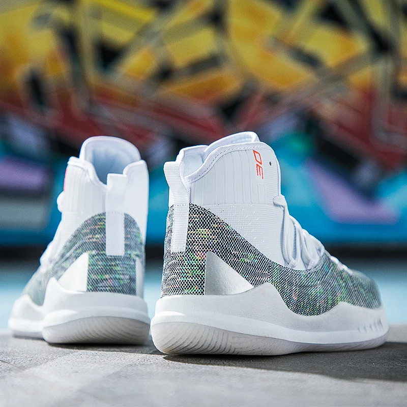 Sapato Masculino Hot Pu Cut-outs Sale Basketball Shoes Comfortable Top Training Boots Ankle Outdoor Men Sneakers Sport