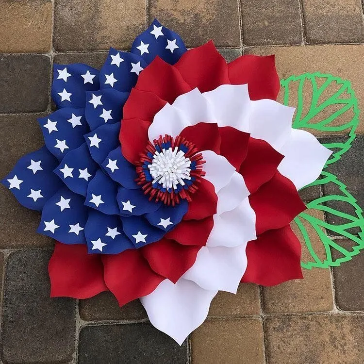 

Patriotic Wreath For Front Door, Fourth Of Julys Wreath And Veterans Day Decor