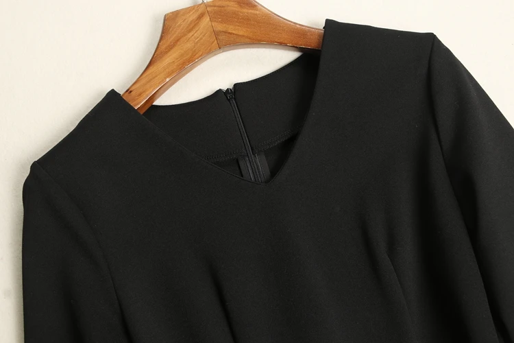 2019 Autumn Elegant Office Ladies Dress O Neck Lace Up Bow Asymmetrical Clothes High Waist Fashion Patchwork Slim Women Dresses |