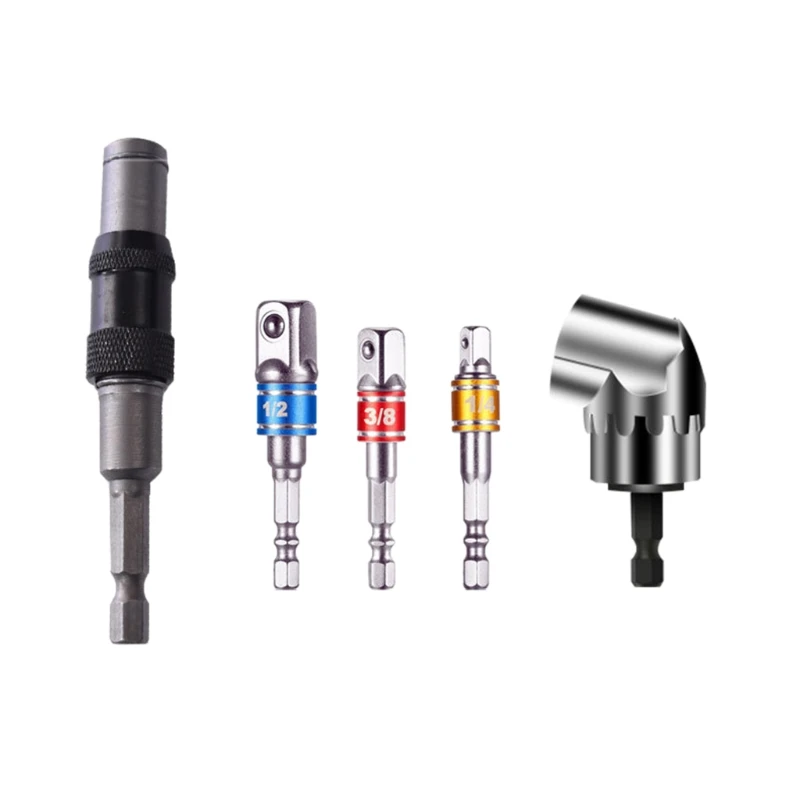

157A Magnetic Screwdriver Bit Holder for Drill - Pivoting Bit Tip Holder , Adjustable In 20 Rotation Mode