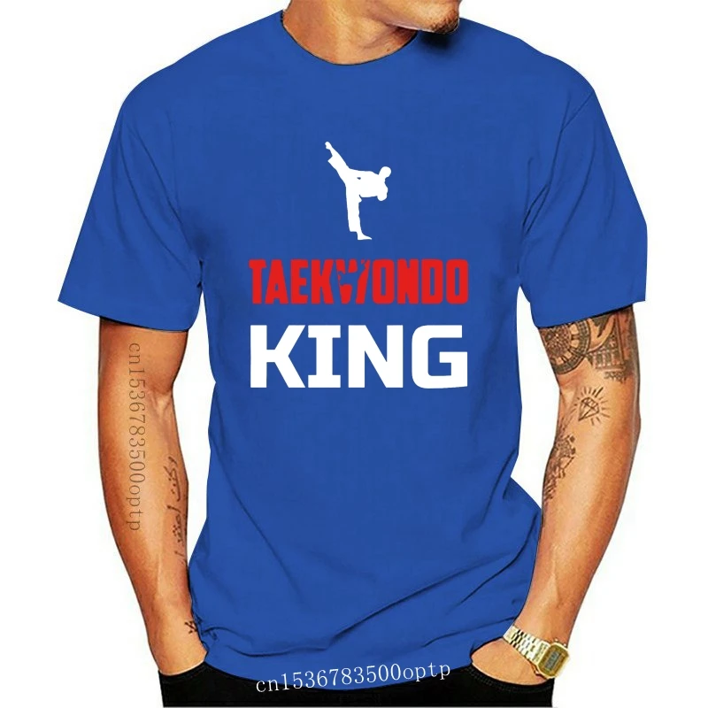 

New Men tshirt Taekwondo Karate Shirt - Taekwondo King Funny Gift cool Printed T-Shirt tees top