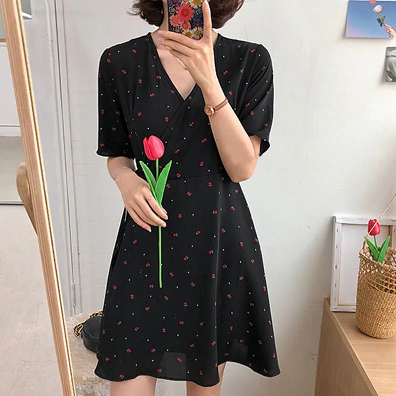 Женское винтажное кружевное платье трапециевидной формы Элегантное