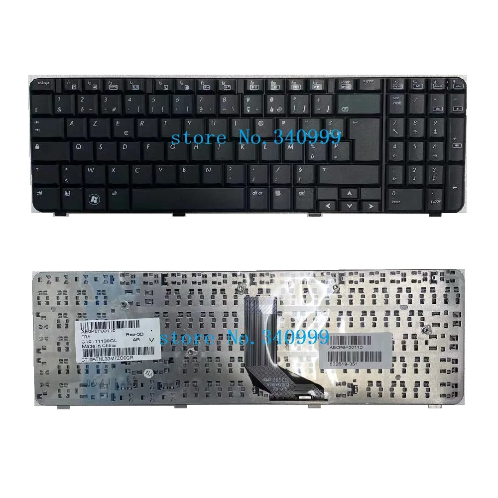 

New AZERTY French For HP Compaq Presario CQ61 G61 Laptop Keyboard