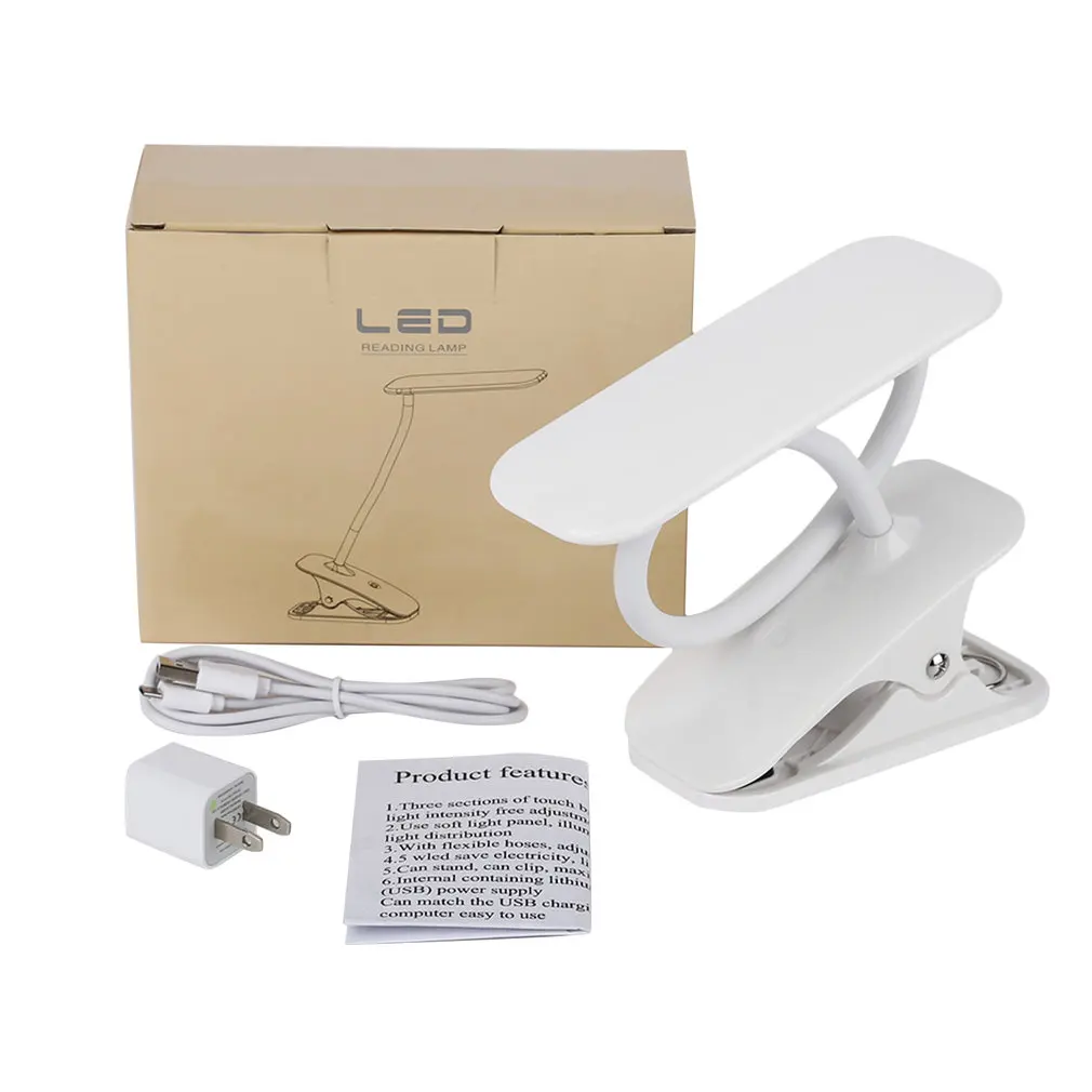 Портативный светильник с регулируемой массой шеи 21 светодиодный 4 2 Вт лампа для