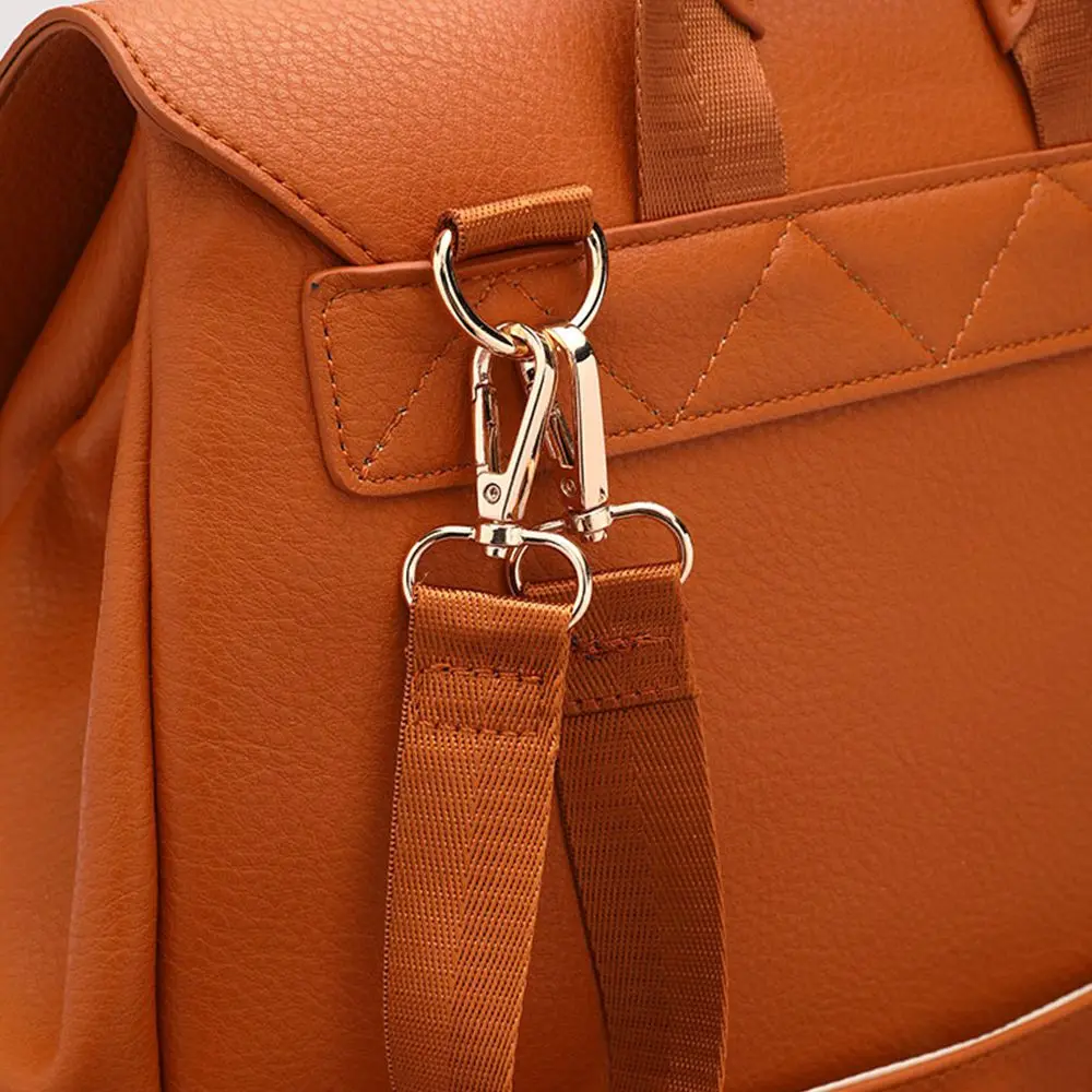 Большой рюкзак для детских подгузников из искусственной кожи + пеленка лямки