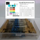 300 шт. 12 Вт 1% 0,5 Вт 10 Ом  1 м металлическая пленка сопротивление 30 значений * 10 шт. комплект резисторов в ассортименте