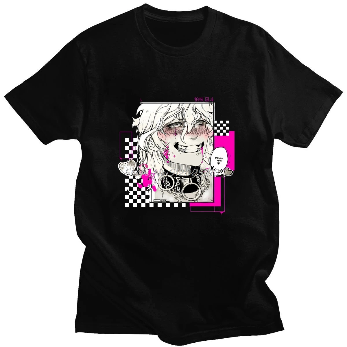 

Мужские комплекты, футболки с принтом игры «Dangan Ronpa», мужские уличные футболки с коротким рукавом в стиле Харадзюку, корейская мода, популяр...