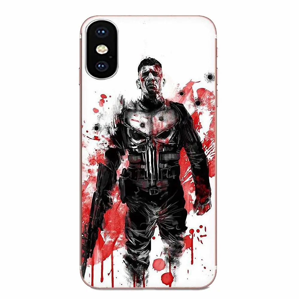 Силиконовый чехол для телефона Samsung Galaxy A71 A51 A01 S20 Plus Ultra S11 S11E S10 The Punisher|Бамперы| |