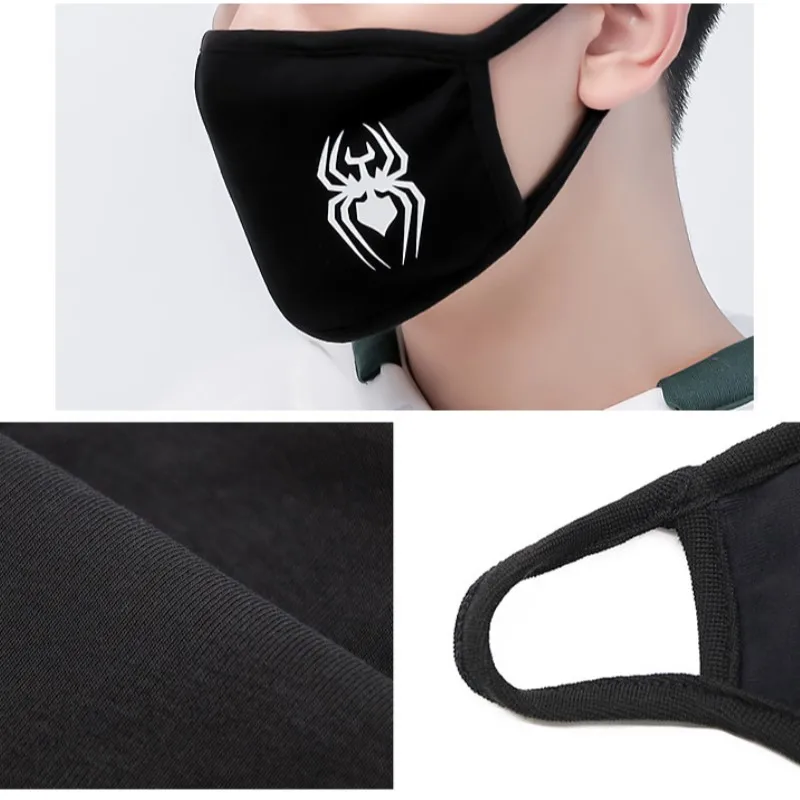 Новинка 1 изделие Стильная мужская маска для лица мужские черные хлопковые